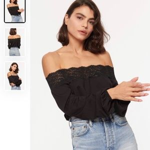 Twyla Top Black - Black / XS  by CAMI NYC